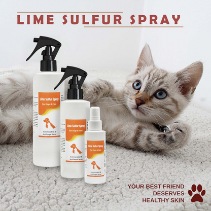 Lime Sulfur Spray - Pet Care for Dry and Itchy Skin