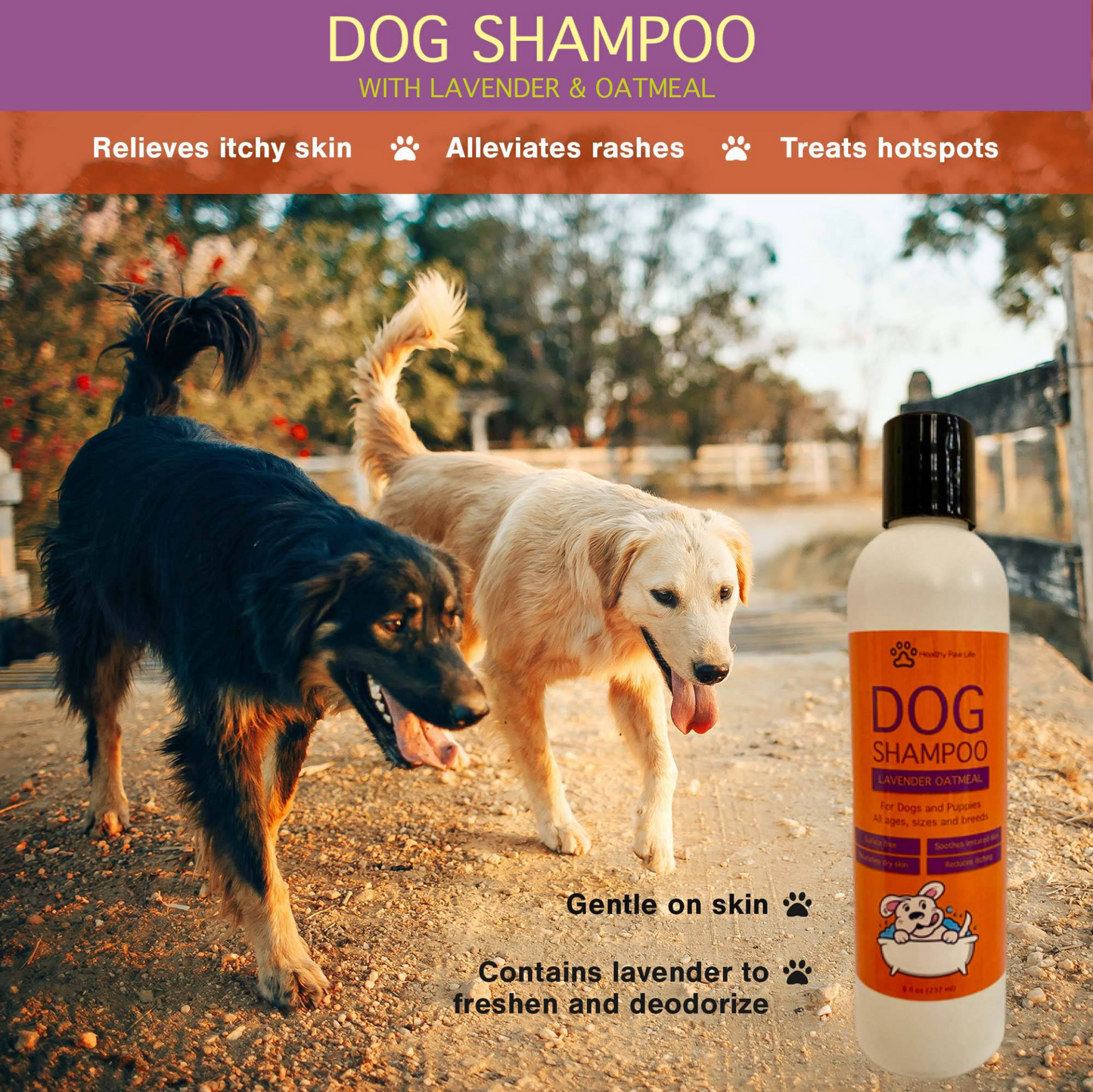 Pet Shampoo (Oatmeal & Lavender)