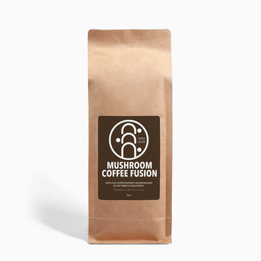 Mushroom Coffee Fusion - Lion’s Mane & Chaga 16oz (Ground)-0