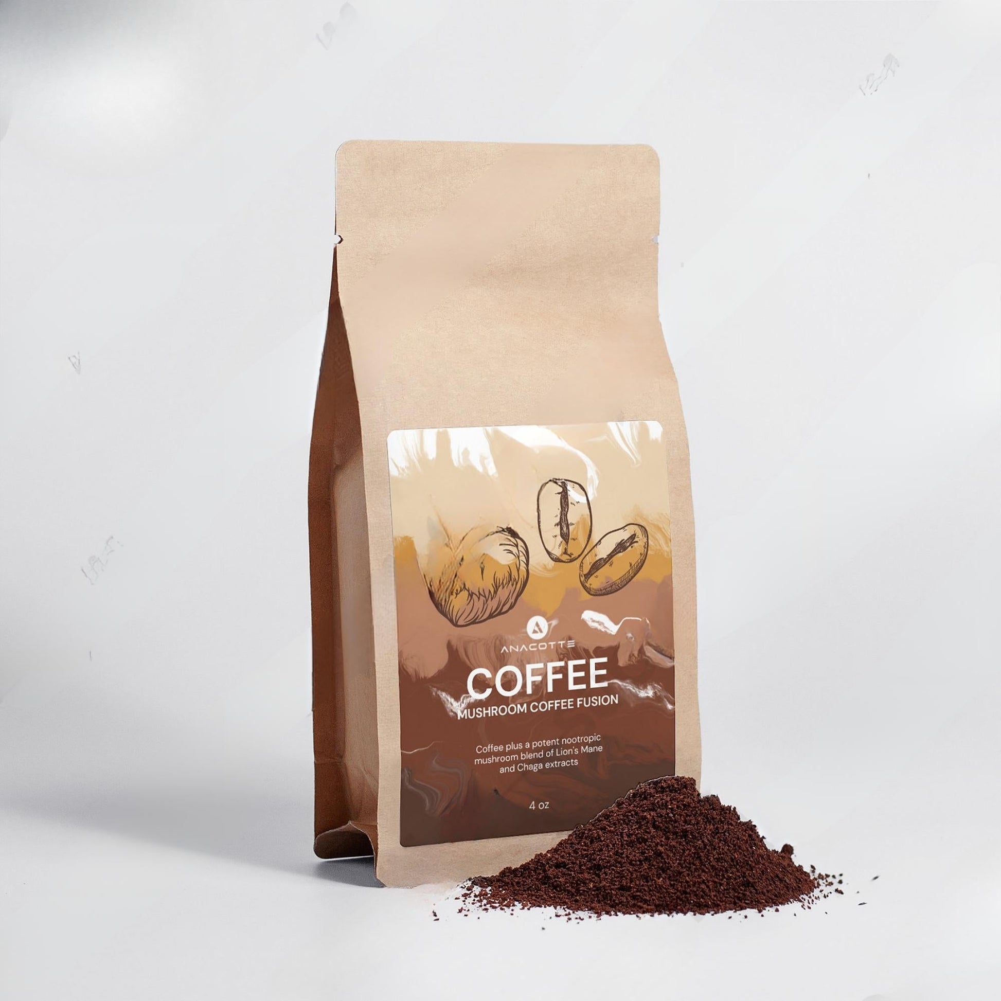 Anacotte Mushroom Coffee Fusion - 4oz-1