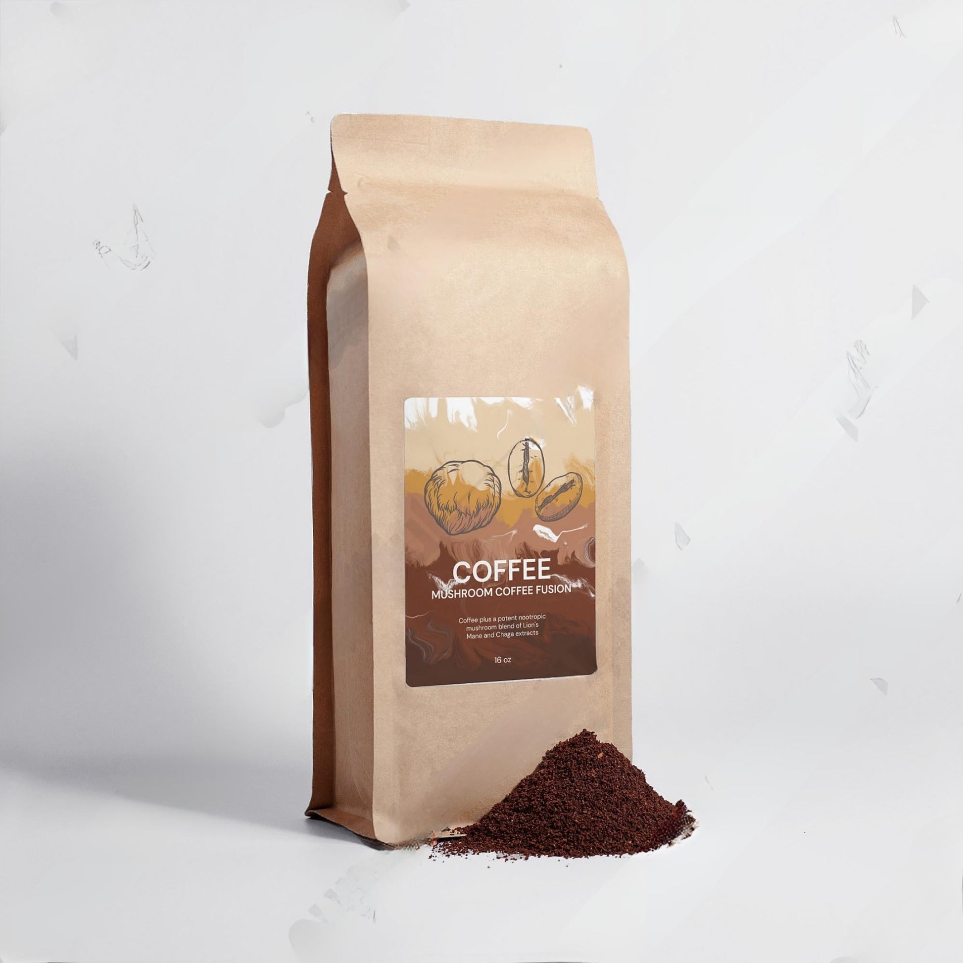 Anacotte Mushroom Coffee Fusion - 16oz-2