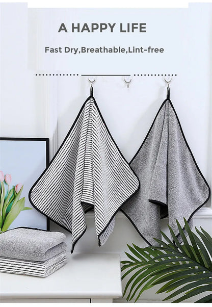 70x140cm Bamboo Charcoal Coral Velvet Bath Towel For Adult Soft Absorbent Bamboo Carbon Fiber Household Bathroom Towel Sets