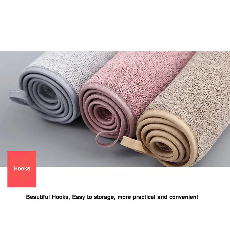 thick and big Bamboo Charcoal Coral Velvet Bath Towel For Adult Soft Absorbent Microfiber Fabric Towel Household Bathroom Towel