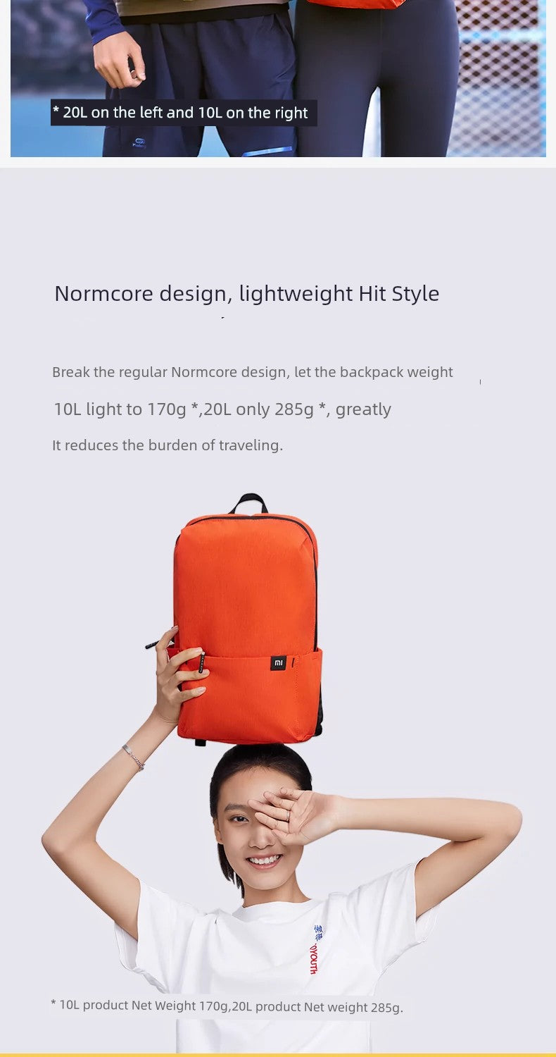 Xiaomi 10L  Backpack (Many Colors and 3 Sizes)