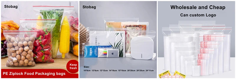 StoBag 100pcs Biodegradable Frosted White Self Adhesive Bag Clothes Shirt Packaging Storage Sealing Reusable Pouch Eco Friendly