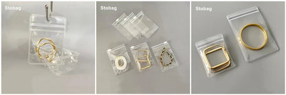 StoBag 100pcs Biodegradable Frosted White Self Adhesive Bag Clothes Shirt Packaging Storage Sealing Reusable Pouch Eco Friendly