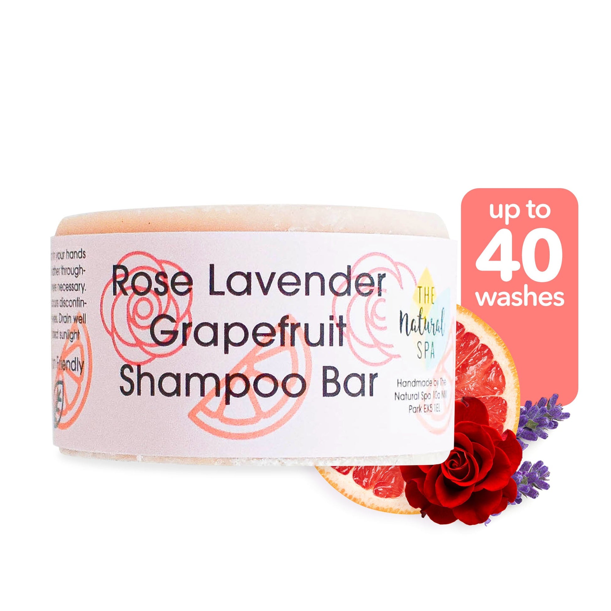 Rose, Lavender, Grapefruit Shampoo bar-1