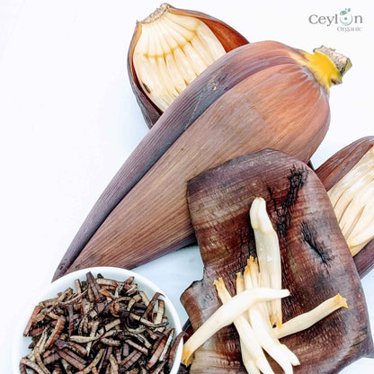 Organic Sun Dried banana Blossom 100% Natural High quality healthy | Ceylon organic-4