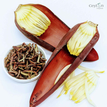 Organic Sun Dried banana Blossom 100% Natural High quality healthy | Ceylon organic-5