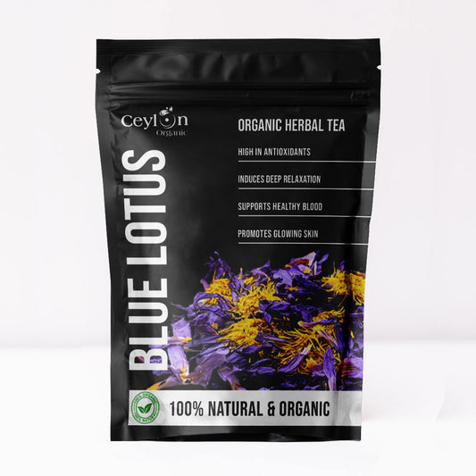 Blue Lotus | Calming and Relaxing Herbal Tea with Blue Lotus Flowers(Nymphaea caerulea) | Ceylon Organic-0