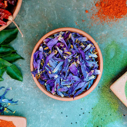 Blue Lotus | Calming and Relaxing Herbal Tea with Blue Lotus Flowers(Nymphaea caerulea) | Ceylon Organic-1