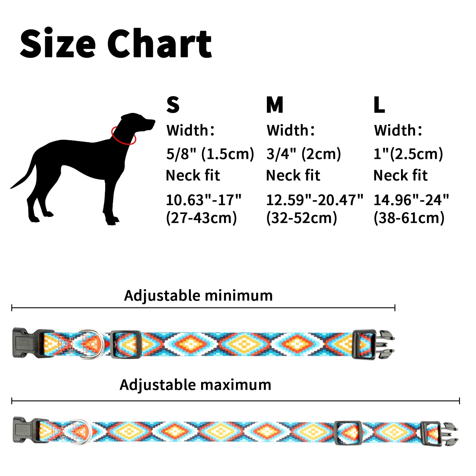 Charmkit Dog Collar for Small Medium Large Dogs-3