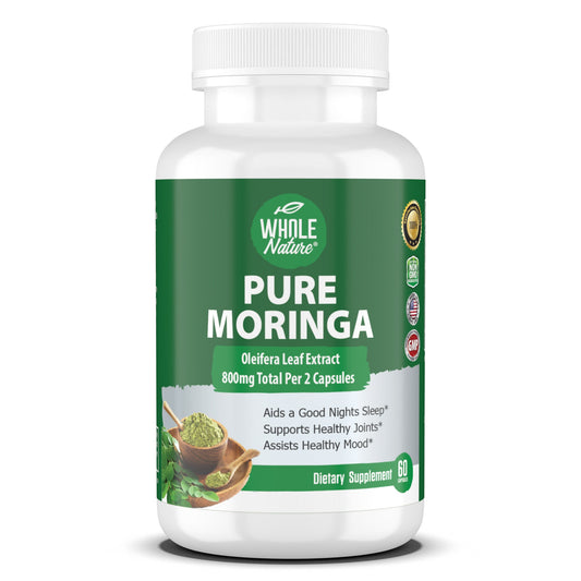 Moringa Capsules, 800mg Organic Moringa Oleifera-0