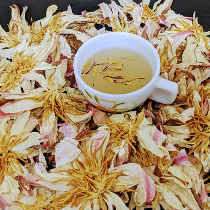 Premium Dehydrated White Lotus Flowers - Natural Herbal Tea | Ceylon Organic-3