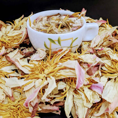 Premium Dehydrated White Lotus Flowers - Natural Herbal Tea | Ceylon Organic-4